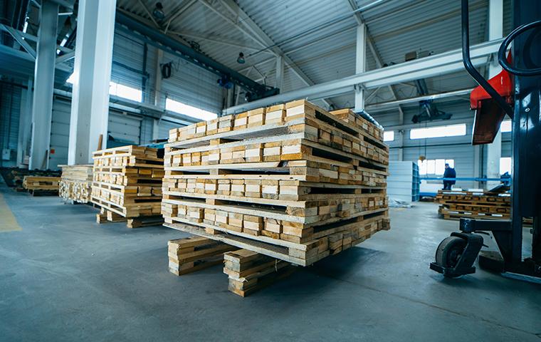 pallet of wood